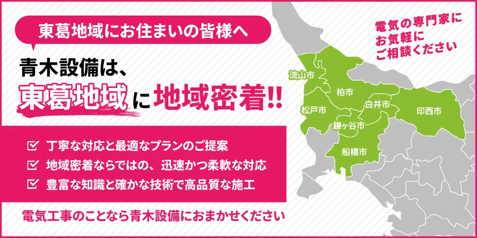 東葛地域に地域密着